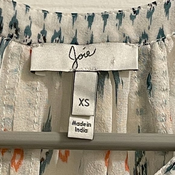 Joie Silk Halter Top With Tassel Tie-XS - Picture 3 of 5